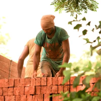 indian, labourer, bricks, factory
