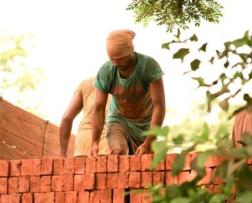 indian, labourer, bricks, factory