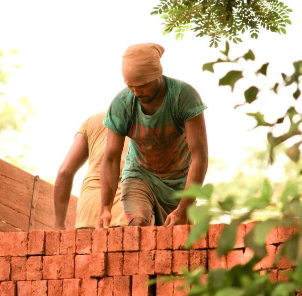 indian, labourer, bricks, factory
