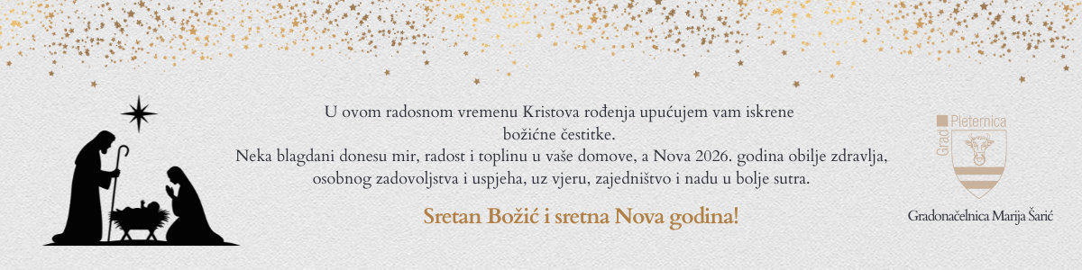 Čestitka Božić Pleternica