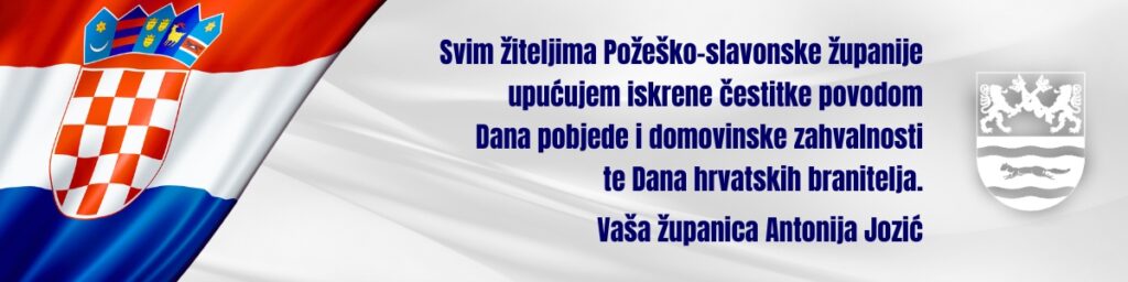 Čestitka za dan pobjede Požeško slavonske županije