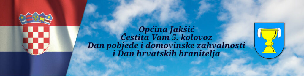 Čestitka za Dan pobjede Općine Jakšić